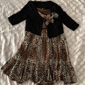 A dress with a little jacket